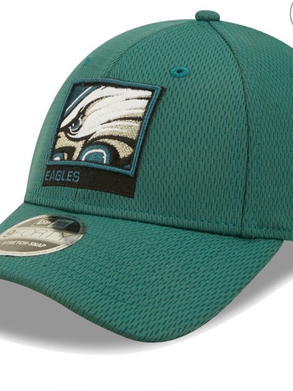 Men's New Era Midnight Green Philadelphia Eagles Framed AF 9FORTY Snapback Hat